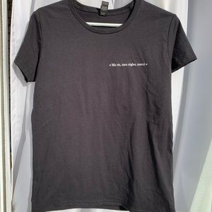 NEW black sweater with a sentence